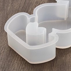 Diyのシリコーンキャンドル型  シルエットキャンドル作り用  兎  13.8x6.8x2.6cm&nbsp;SIMO-H018-06H