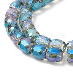 Electroplate Opaque Glass Beads&nbsp;GLAA-F108-10A-12