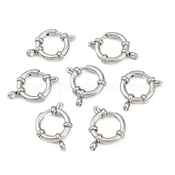 Tarnish Resistant 304 Stainless Steel Spring Ring Clasps&nbsp;STAS-R083-04