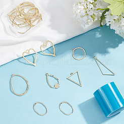 Alloy Open Back Bezel Pendants&nbsp;DIY-OC0003-94