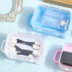 4Pcs 4 Colors Trolley Bag Shaped Plastic Candy Storage Boxes&nbsp;AJEW-SP0002-61