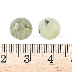 天然プレナイトカボション  半円/ドーム  9.5~10.5x4.5~5.5mm&nbsp;G-S398-01A-04