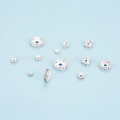 Brass Rhinestone Spacer Beads&nbsp;RB-JP0002-07