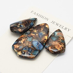 Assembled Synthetic Dyed Gemstone and Bronzite Pendant Sets&nbsp;G-L359-03