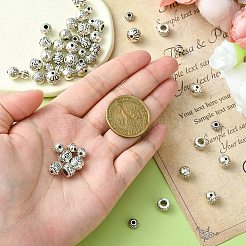 50Pcs 10 Styles Tibetan Style Alloy Spacer Beads&nbsp;FIND-CJ0001-57