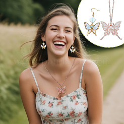24pcs 8 styles Alloy Open Back Bezel Pendants&nbsp;FIND-GA0004-97