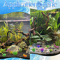54Pcs 18 Styles Plastic & Resin Sea Grass Display Decorations&nbsp;DJEW-BM0001-01A