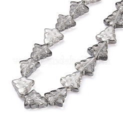 Transparent Electroplate Glass Beads Strands&nbsp;EGLA-C002-PL02