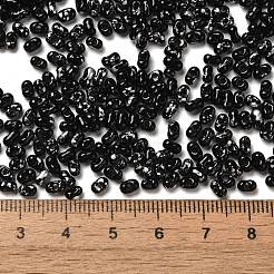 塗装ガラスシードビーズスプレー  ピーナッツ  銀  4~5x2~2.5x2~2.5mm  穴：0.8~0.9mm  約8500個/ポンド&nbsp;SEED-F005-08A-05