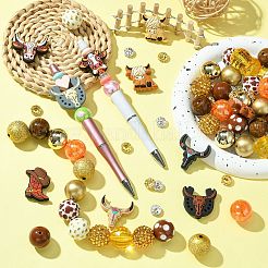 80Pcs DIY Cowboy Theme Findings Beads Kits&nbsp;DIY-CJ0002-48