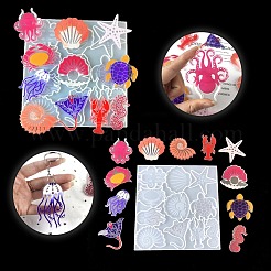 Ocean Theme Animal Cabochon Silicone Molds&nbsp;DIY-L071-01
