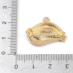 シンコ・デ・マヨテーマ合金エナメルペンダント  ゴールドカラー  リップ  17.5x24.5x2.5mm  穴：1.8mm  10個/セット&nbsp;LS-FIND-M080-02C-G