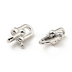 Rack Plating Brass Lobster Claw Clasps&nbsp;KK-G416-34P