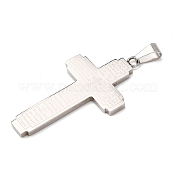 201 Stainless Steel Big Pendants&nbsp;STAS-C149-01P