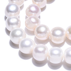 Natural Cultured Freshwater Pearl Beads Strands&nbsp;PEAR-N013-08E