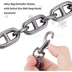 Alloy Bag Extender Chains&nbsp;DIY-WH0304-427B