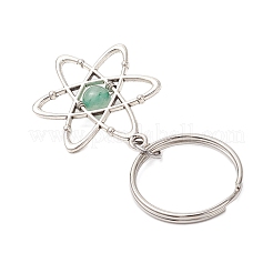 7Pcs Natural Gemstone Keychains&nbsp;KEYC-JKC01244