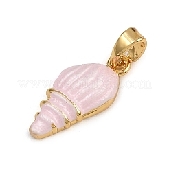 Brass Enamel Pendants&nbsp;LS-KK-P332-01B-G
