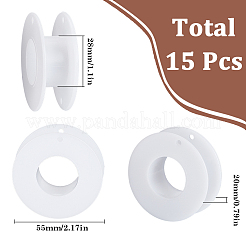 15Pcs Plastic Spools&nbsp;TOOL-SC0001-57