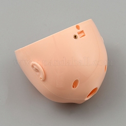 Plastic Dolls Faceplate With Backplate&nbsp;AJEW-WH0348-446