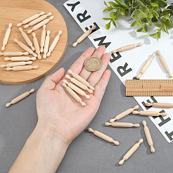 Mini Wooden Rolling Pin&nbsp;DJEW-OC0001-14