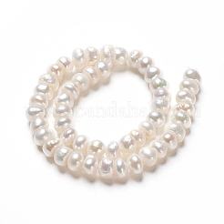 Natural Cultured Freshwater Pearl Beads Strands&nbsp;PEAR-I004-07B-01A-X