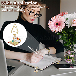 10Pcs Metal Paper Clips&nbsp;AJEW-OC00029