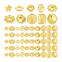 100Pcs 10 Styles Alloy Spacer Beads&nbsp;FIND-PH0059-60