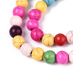 Synthetic Turquoise Beads Strands&nbsp;G-N352-04B