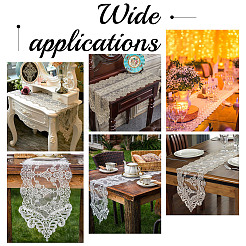 Polyester Lace Table Runners&nbsp;AJEW-WH0248-533A