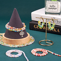 10 Strands 10 Style Faceted Glass Beads Strands&nbsp;GLAA-TA0001-47