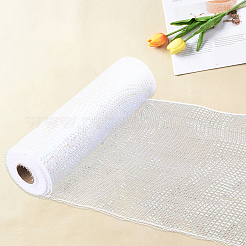 PP Christmas Poly Mesh Ribbon Rolls for DIY Christmas Projects Wreaths Party Decorations Packaging Crafts&nbsp;AJEW-WH20006-134A