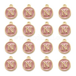 Golden Plated Alloy Enamel Charms&nbsp;X-ENAM-S118-07N