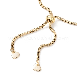 3Pcs 3 Styles 304 Stainless Steel Cable Chain & Venetian Chain & Rolo Chain Slider Bracelet Making&nbsp;AJEW-JB01463