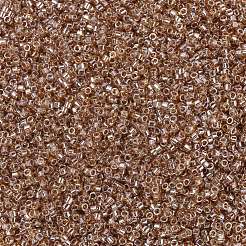 MIYUKIデリカビーズ  シリンダー  日本製シードビーズ  11/0  （db1221)透明マリーゴールド光沢  1.3x1.6mm  穴：0.8mm  約2000PCS /ボトル  10 G /ボトル&nbsp;SEED-JP0008-DB1221