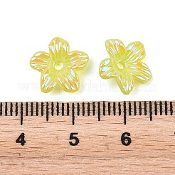 UV Plating Opaque Acrylic Bead Cap&nbsp;OACR-K001-40F