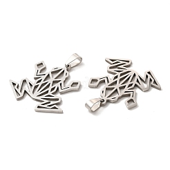 Non-Tarnish 201 Stainless Steel Origami Pendants&nbsp;STAS-K251-044P