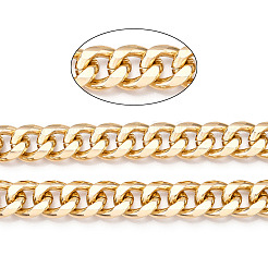 Aluminum Faceted Curb Chains&nbsp;CHA-N003-18KCG