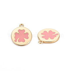 Brass Enamel Charms&nbsp;KK-S356-669G-NF