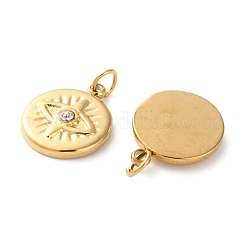 Ion Plating(IP) 304 Stainless Steel Rhinestone Pendants&nbsp;STAS-Q333-10G-02