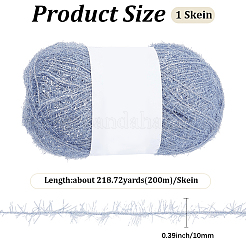 Polyester Glass Silk Pastel Scrubby Yarns&nbsp;OCOR-GF0006-61