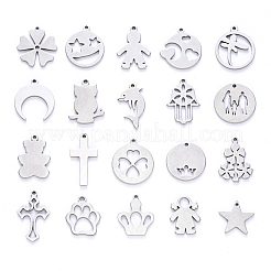 Tarnish Resistant 201 Stainless Steel Pendants&nbsp;STAS-N092-M-01