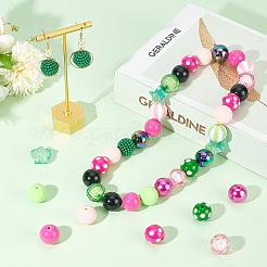 60Pcs 15 Style Mixed Style Acrylic Beads Sets&nbsp;OACR-AR0001-16