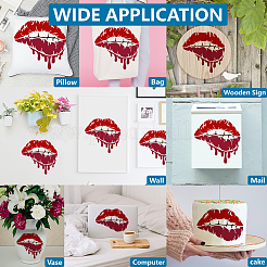1 Set PET Hollow Out Drawing Painting Stencils&nbsp;DIY-MA0005-22B