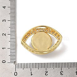 Rack Plating Brass Cubic Zirconia Beads&nbsp;KK-G504-21G