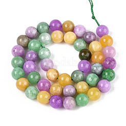 Dyed Natural Quartz Beads Strands&nbsp;G-T139-8mm-94