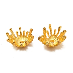 ラックメッキ合金ビーズキャップ  カドミウムフリー＆鉛フリー  ゴールドカラー  17x16x7mm  穴：1.8mm&nbsp;FIND-C063-03G