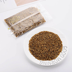 Plated Glass Bugle Beads&nbsp;SEED-S046-01A-41