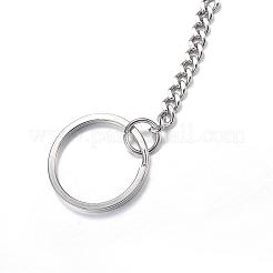 Tarnish Resistant 304 Stainless Steel Split Key Rings&nbsp;STAS-G085-11