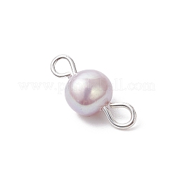 16Pcs 2 Colors Natural Cultured Freshwater Pearl Potato Connector Charms&nbsp;PALLOY-JF04663